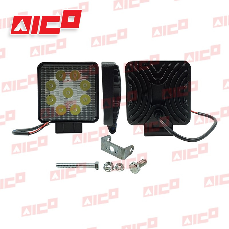 ไฟหน้า LAMP HEAD LED 9 หลอด FLOOD BEAM รหัสสินค้า 60701-W0024